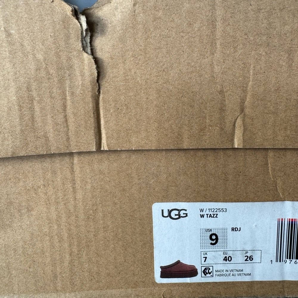 Brand New UGG Tazz “Red Jasper” Women's Platform Slippers 1122553-RDJ - Picture 11 of 11
